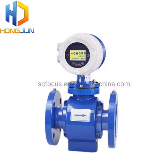 Sea Water IP67 Split Type Battery Power Electromagnetic Flow Meter/Flowmeter