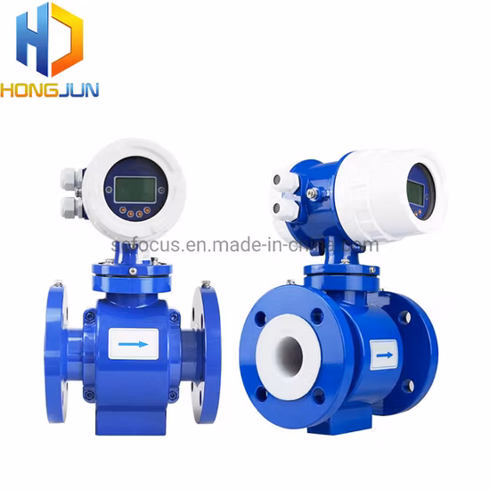 Sea Water IP67 Split Type Battery Power Electromagnetic Flow Meter/Flowmeter