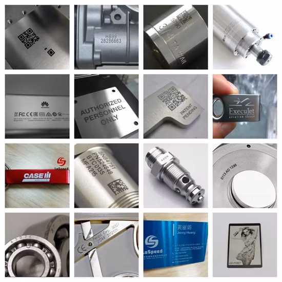 Máquina pequena da marcação do laser da fábrica 20W 30W máquina portátil integrada da marcação do laser